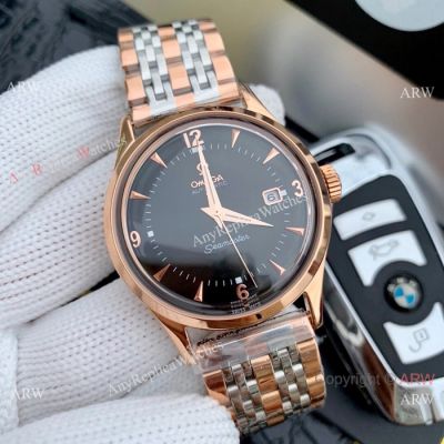 Omega Seamaster Two Tone Rose Gold Watch automatic Movement